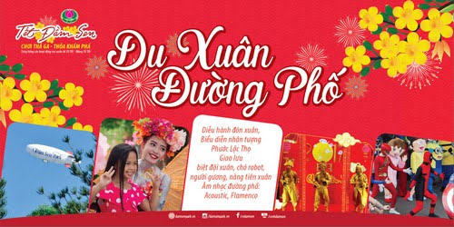 Khu du lịch Đầm Sen tưng bừng đón tết 2018 - 4