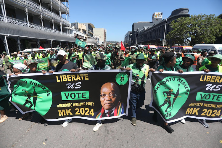 About 3,000 protesters took to the streets of Durban on Friday.