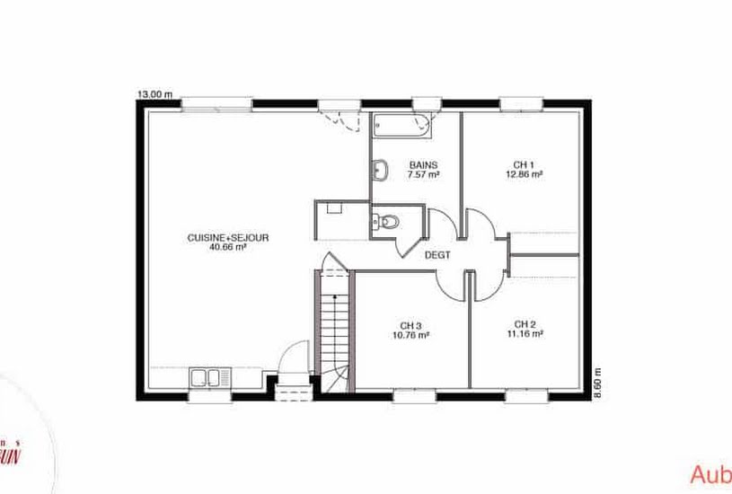  Vente Terrain + Maison - Terrain : 783m² - Maison : 111m² à Méaulte (80810) 