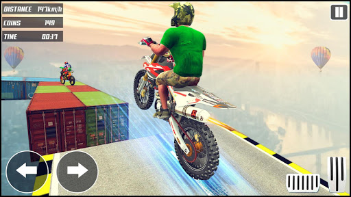 Screenshot Moto Racing: Stunt Race Games