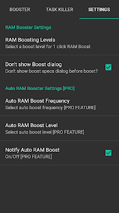 RAM Booster eXtreme Speed ​​Pro Screenshot