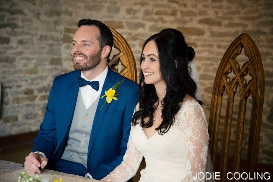 Wedding photographer Jodie Cooling (jodiecoolingphot). Photo of 2 July 2019