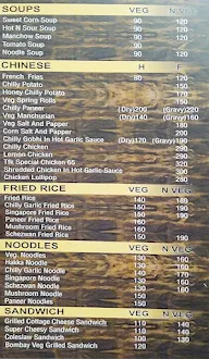 TFK Noida The Friends Kitchen menu 1