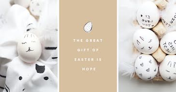 The Great Gift of Easter - Easter template