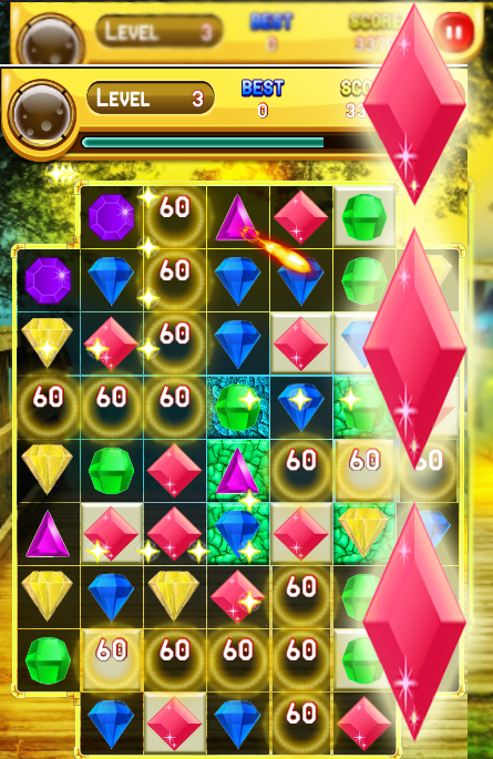 Sparkling Jewel Quest Screen 3