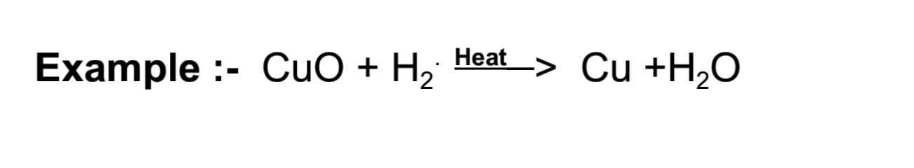 Reduced reaction