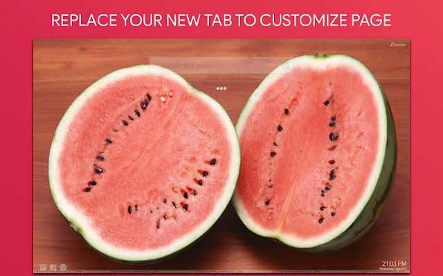 Watermelon Wallpaper HD Custom New Tab
