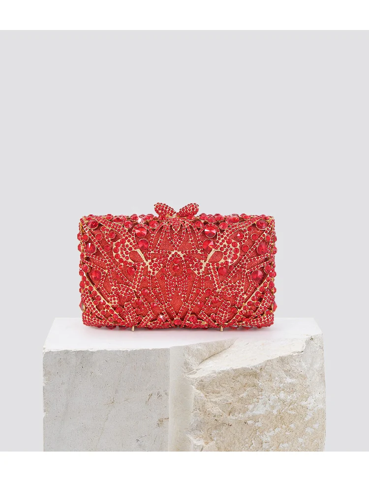 Title 12, Pochette de soirée diamant pour femme, ornée de...