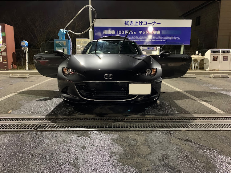 ロードスターRFのNDロードスター・洗車・クリスマスイヴ・ガソリンスタンドに関するカスタム事例の投稿画像1枚目