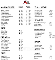 A Plus Food Services menu 1