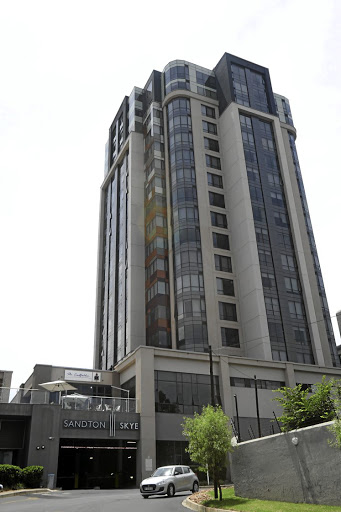 Sandton Skye, the building where a woman was allegedly beaten by a man in Sandton.