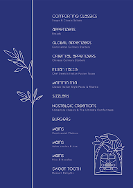 Sunday The Comfort Kitchen menu 1