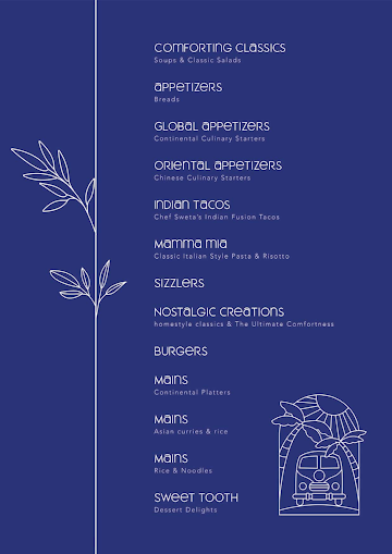 Sunday The Comfort Kitchen menu 