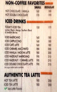 The Coffee Bean & Tea Leaf menu 7