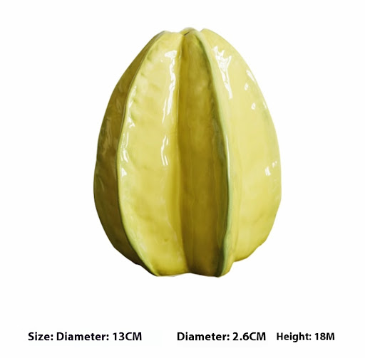 Title 1, Carambola Ceramic Vase Creative Art Flower Arra...