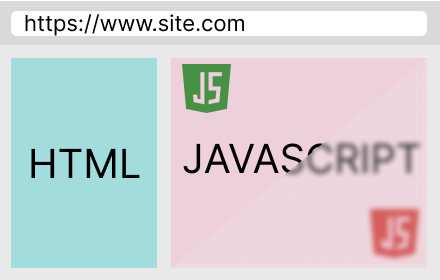Disable JavaScript for SEO and develop Preview image 0
