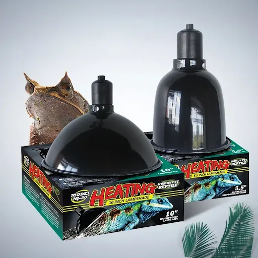 Reptile Deep Dome Lampshade 5.5/8.5/10 Inch Reptile Light Fixture Snakes Lizards Geckos Terrariums Anti-scald Protective