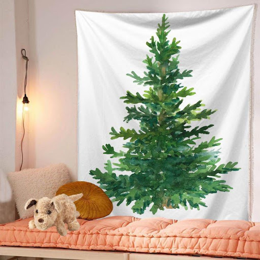 Title 4, Decorate Tapestry Christmas Tree Kindergarten D...