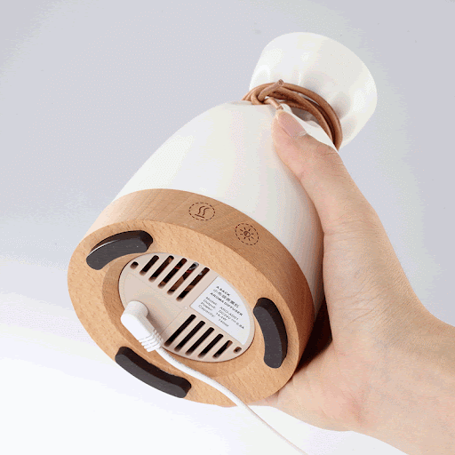 Title 4, Wood Aromatherapy Desk Lamp Humidifier Aromathe...