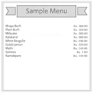 Bharat Sweets & Namkeen Bhandar menu 1