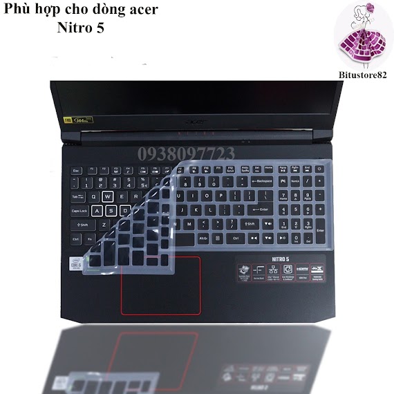 Ốp Silicon Phủ Bàn Phím Dành Cho Laptop Acer Nitro 5 An515 45/57/58