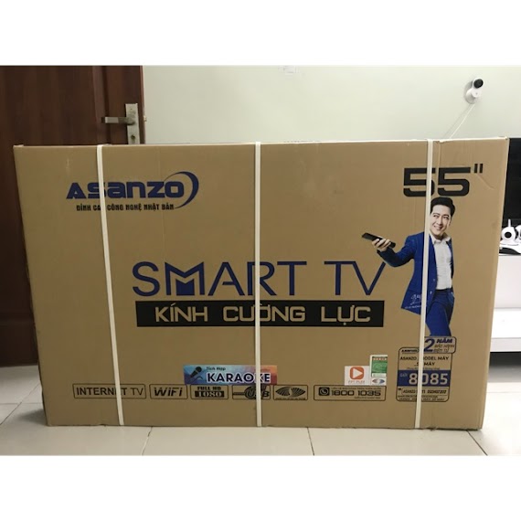 Tivi Asanzo Smart + Kính Cường Lực 55″ – Model 55Sk900