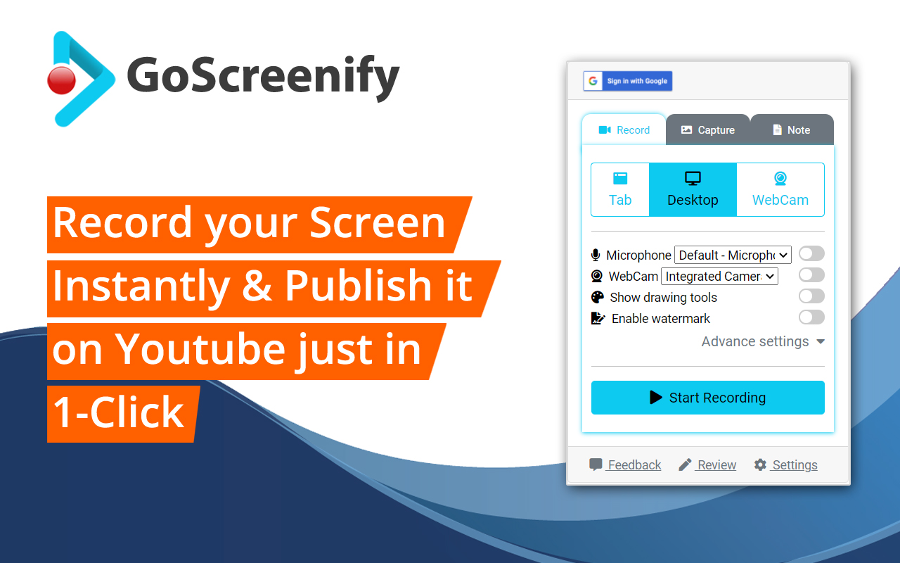 GoScreenify- Screen Recorder + Capture + Note Preview image 1