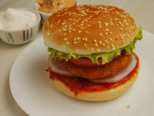 Veg Tikki Grilled Burger