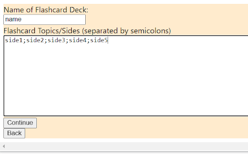 Multi-sided Flashcards