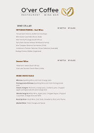 Over Coffee Cafe & Wine Bar menu 2