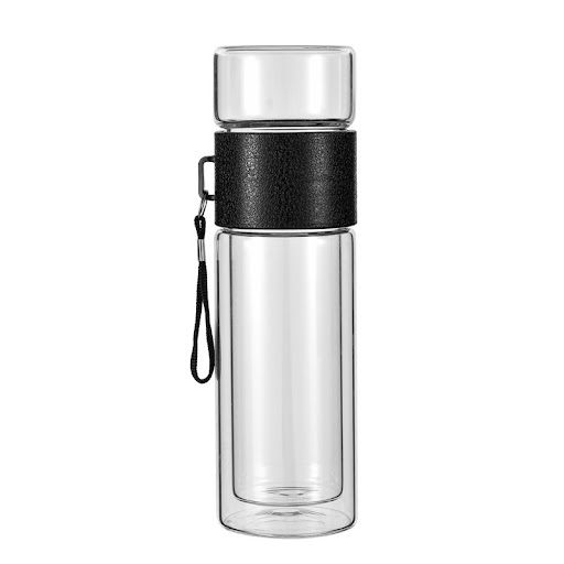 Title 8, Borosilicate Tea Water Separation Glass, Anti-s...
