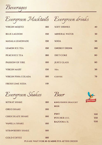 Riyasat Rooftop Restaurant menu 