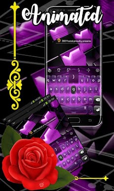 Digital Purple 3D Keyboardのおすすめ画像5