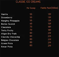 Master Of Thickshakes menu 1