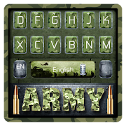 Army Camo bullets Keyboard Theme  Icon