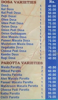 Nachammai Chettinad Veg Hotel menu 1