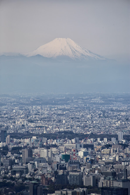 Widok na Fuji ze Skytree, Tokio