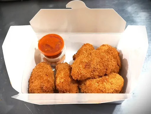 Chicken Fried Crispy Plain Momos [6 Pieces]