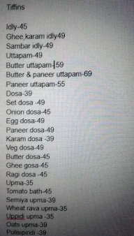 Devi's Home Foods menu 1