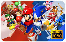 Super Mario & Sonic Wallpapers and New Tab small promo image