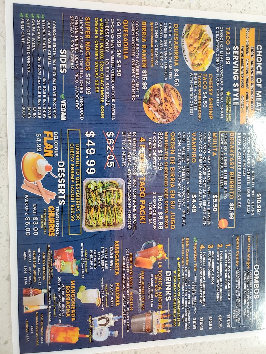 Taqueria Factory gluten-free menu