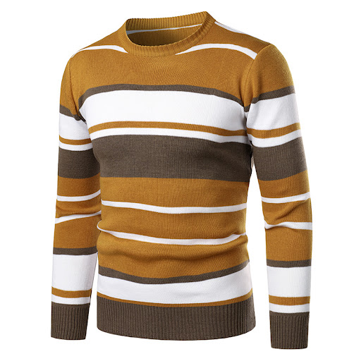 Title 4, Mens round neck pullover sweater, comfortable ...