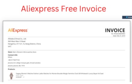 Aliexpress Free invoice - AliInvoice™️ small promo image