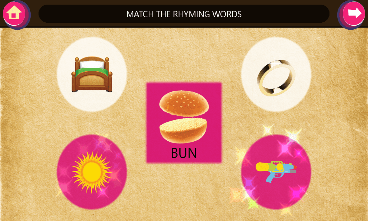 Kindergarten kids Learning English Rhyming Words - Android ...