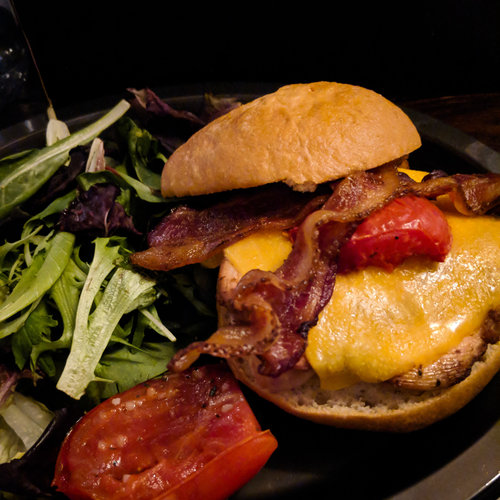 Gluten-Free Burgers at Leaky Cauldron