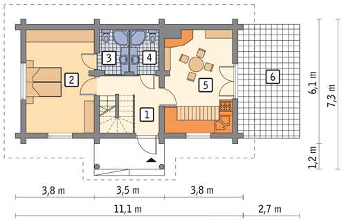 Aktywny - DL11S - Rzut parteru