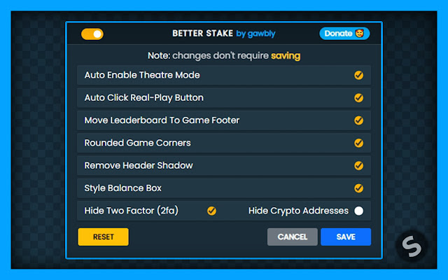 Better Stake PRO For Chrome™