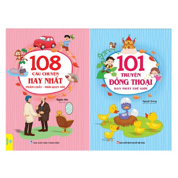 Sách - Combo 2 Cuốn 108 Câu Chuyện Hay Nhất Và 101 Truyện Đồng Thoại - Ndbooks