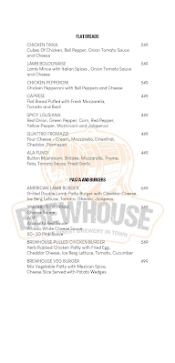 Brewhouse -  The Bar and Brewery menu 5