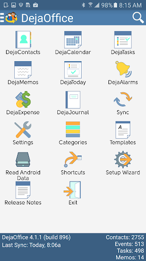 DejaOffice CRM with PC Sync